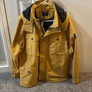 Mens Abercrombie & Fitch hooded winter jacket